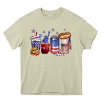 Mossy 4th of july coffee cups Heavy Core Tee - texasbilliewilder