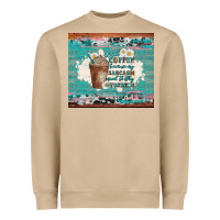 Mushroom iced coffee because my sarcasm need to stay hydrated Heavyweight Sweatshirt - Artiststas