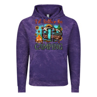 Cloud Purple i'd rather be camping Vintage Hoodie - JahusDesignShop