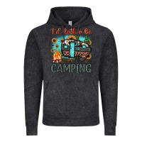 Vintage Black i'd rather be camping Vintage Hoodie - JahusDesignShop
