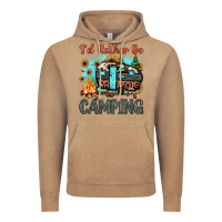 Vintage Coffee i'd rather be camping Vintage Hoodie - JahusDesignShop