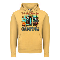 Vintage Mustard i'd rather be camping Vintage Hoodie - JahusDesignShop