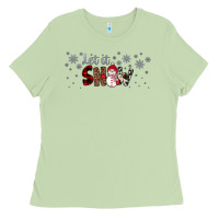Matcha Christmas let it snow Ladies Tee - JahusDesignShop