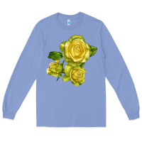 Colony Blue st. patrick rose Long Sleeve Tee - LillyAllenDesigns