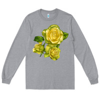 Heather Grey st. patrick rose Long Sleeve Tee - LillyAllenDesigns