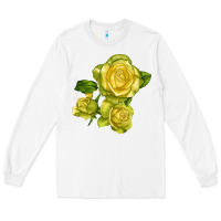 White st. patrick rose Long Sleeve Tee - LillyAllenDesigns