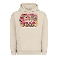 Pigment French Oak faith over fear breast cancer 12 inches 300 dpi Urban Hoodie - CowGirlArtShop