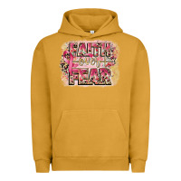 Pigment Peanut Butter faith over fear breast cancer 12 inches 300 dpi Urban Hoodie - CowGirlArtShop
