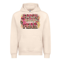 Sandshell faith over fear breast cancer 12 inches 300 dpi Urban Hoodie - CowGirlArtShop