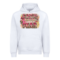 White faith over fear breast cancer 12 inches 300 dpi Urban Hoodie - CowGirlArtShop