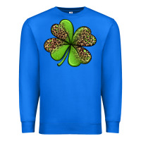 True Royal leopard shamrock Premium Sweatshirt - Jasminsmagicworld