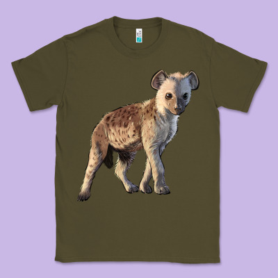 Baby Hyena Illustrations Classic Tee Designed By Lillyallendesigns