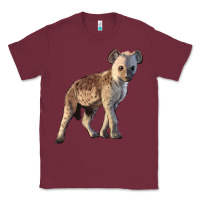 Burgundy Baby Hyena Illustrations Classic Tee - LillyAllenDesigns