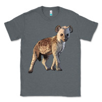 Charcoal Heather Baby Hyena Illustrations Classic Tee - LillyAllenDesigns