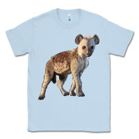 Dusty Blue Baby Hyena Illustrations Classic Tee - LillyAllenDesigns