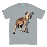 Heather Grey Baby Hyena Illustrations Classic Tee - LillyAllenDesigns