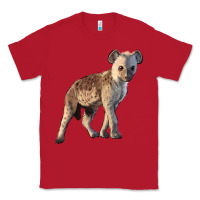 Red Baby Hyena Illustrations Classic Tee - LillyAllenDesigns
