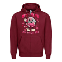 Burgundy new year same boojee babe Zipper Hoodie - MaliasSmallBusiness