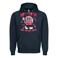 Navy new year same boojee babe Zipper Hoodie - MaliasSmallBusiness
