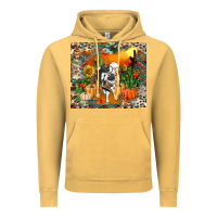 Vintage Mustard Fall baby cow Vintage Hoodie - RanaPortraitStore