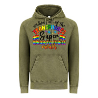 Vintage Olive wishing all of the transphobes uncomfortable month Vintage Hoodie - Artiststas