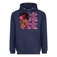 Navy They whispered to her you can't withstand the Heavyweight Hoodie - Artiststas