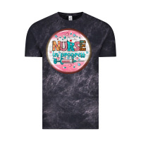 Cloud Black nurse round earrings 2 Vintage Tee - BundleAndBundleShop