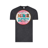 Vintage Black nurse round earrings 2 Vintage Tee - BundleAndBundleShop