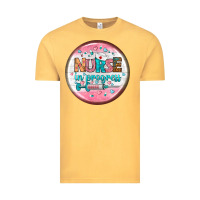 Vintage Mustard nurse round earrings 2 Vintage Tee - BundleAndBundleShop