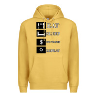 Antique Gold Tax Day Eat Sleep Do Taxes Repeat Gift Premium Hoodie - Bettercallsaul