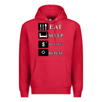 Cardinal Tax Day Eat Sleep Do Taxes Repeat Gift Premium Hoodie - Bettercallsaul