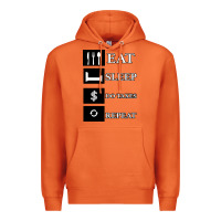 Carrot Tax Day Eat Sleep Do Taxes Repeat Gift Premium Hoodie - Bettercallsaul