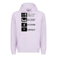 Lilac Tax Day Eat Sleep Do Taxes Repeat Gift Premium Hoodie - Bettercallsaul