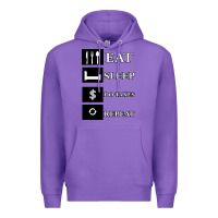 Purple Tax Day Eat Sleep Do Taxes Repeat Gift Premium Hoodie - Bettercallsaul