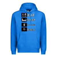 True Royal Tax Day Eat Sleep Do Taxes Repeat Gift Premium Hoodie - Bettercallsaul