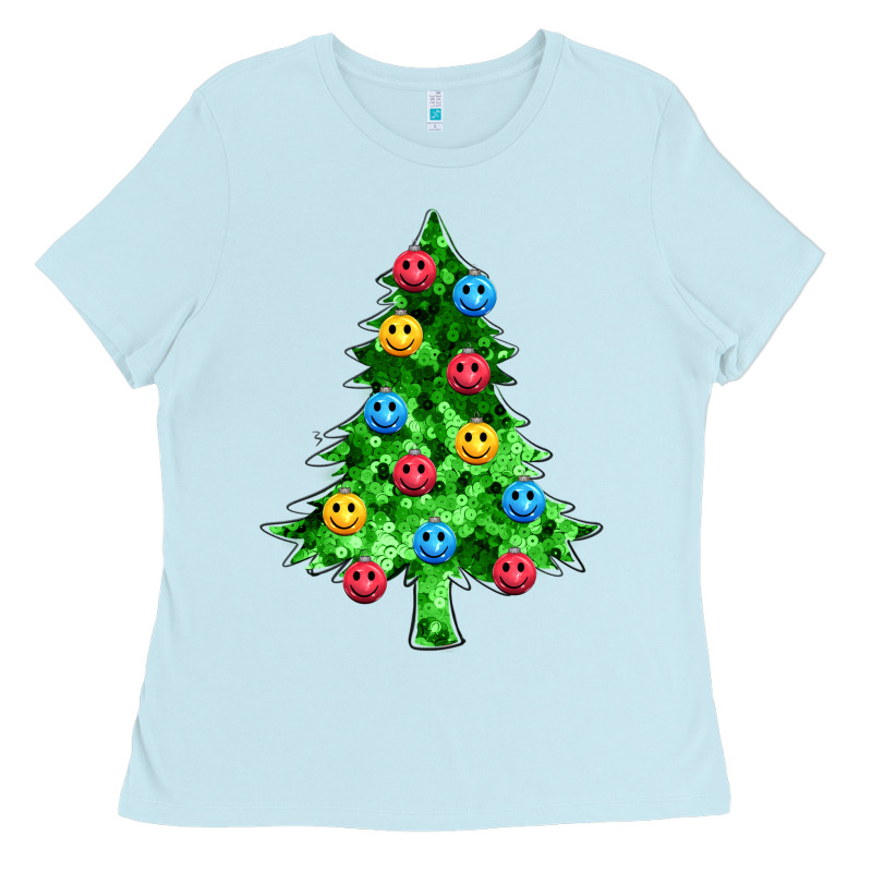 Sequin's Christmas Tree Ladies Tee by Zillion Design Studio | Teevron