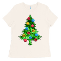 Bone sequin's christmas tree Ladies Tee - Zillion Design Studio
