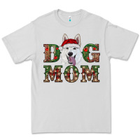 Dove Grey christmas  white shepherd dog mom Premium Tee - RanaPortraitStore