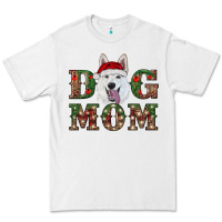 White christmas  white shepherd dog mom Premium Tee - RanaPortraitStore