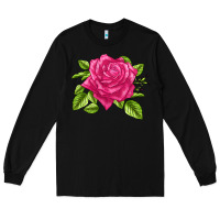 Black perfume delight rose Long Sleeve Tee - LillyAllenDesigns