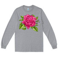 Heather Grey perfume delight rose Long Sleeve Tee - LillyAllenDesigns