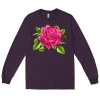Plum perfume delight rose Long Sleeve Tee - LillyAllenDesigns