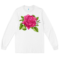 White perfume delight rose Long Sleeve Tee - LillyAllenDesigns