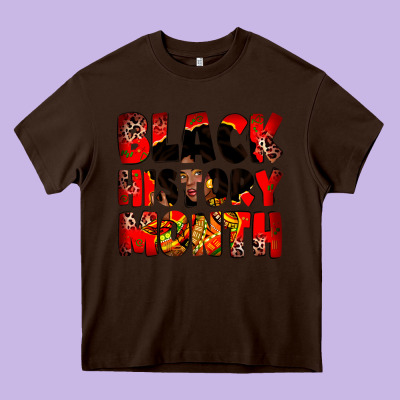 Black History Month Heavy Core Tee Designed By Zillion Design Studio