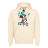 Sandshell i'm udderly freezing baby cow Zipper Hoodie - MaliasSmallBusiness