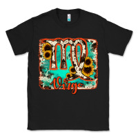 Black virgo turquoise cowhide Classic Tee - RanaPortraitStore