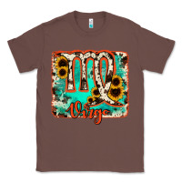 Chestnut virgo turquoise cowhide Classic Tee - RanaPortraitStore