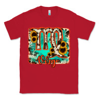 Red virgo turquoise cowhide Classic Tee - RanaPortraitStore