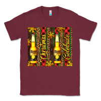 Burgundy beer bottle for christmas Classic Tee - AdoDesignShop