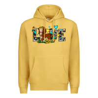 Antique Gold love western cow Premium Hoodie - JahusDesignShop